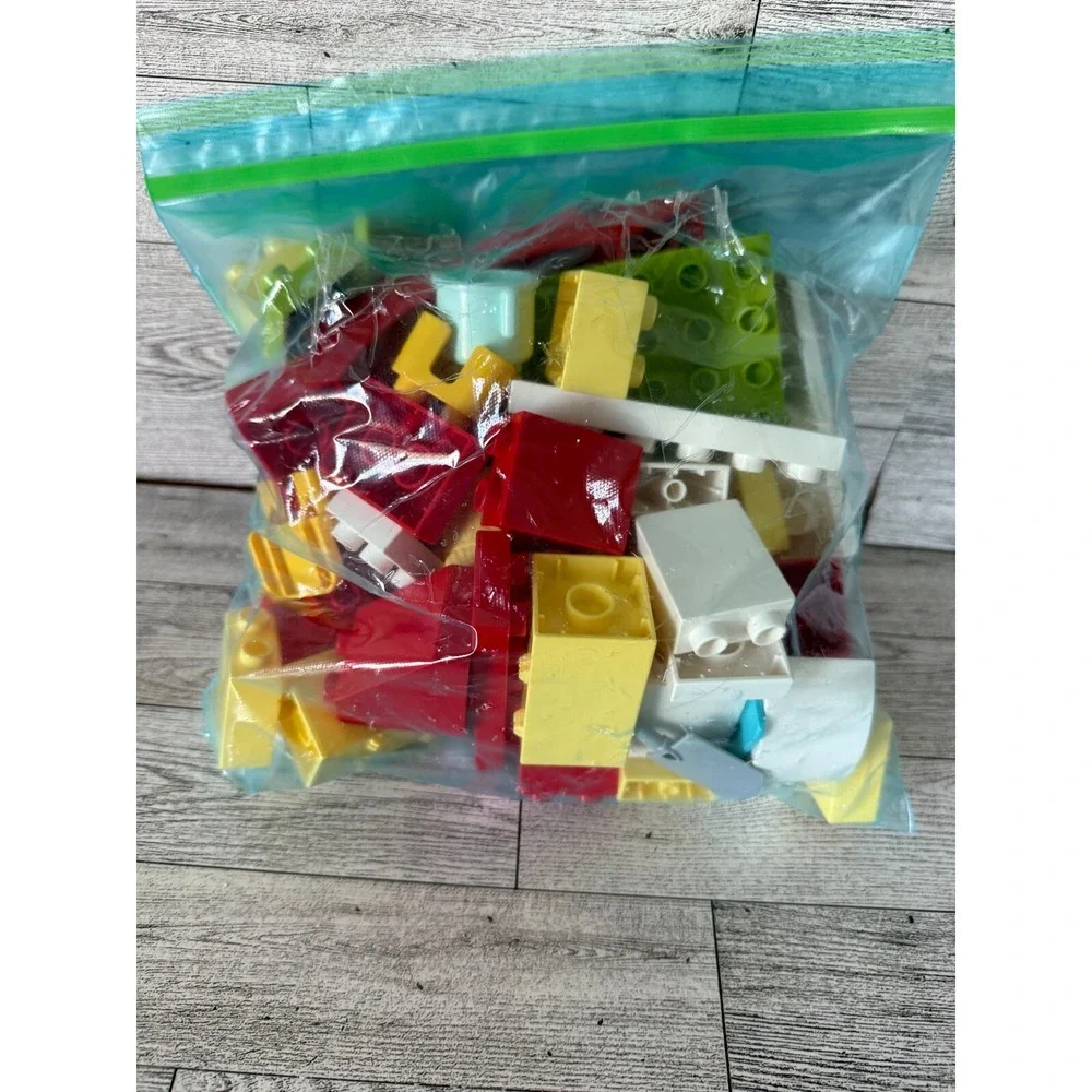 Bag full of Lego Duplo‎ Lot of Loose Pieces Multicolor Used Legos Toys Kids 20+
